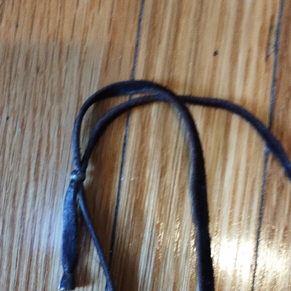 Sundance Peyote Birds Mountain Spirits Silver Cross Necklace Leather - Picture 3 of 6